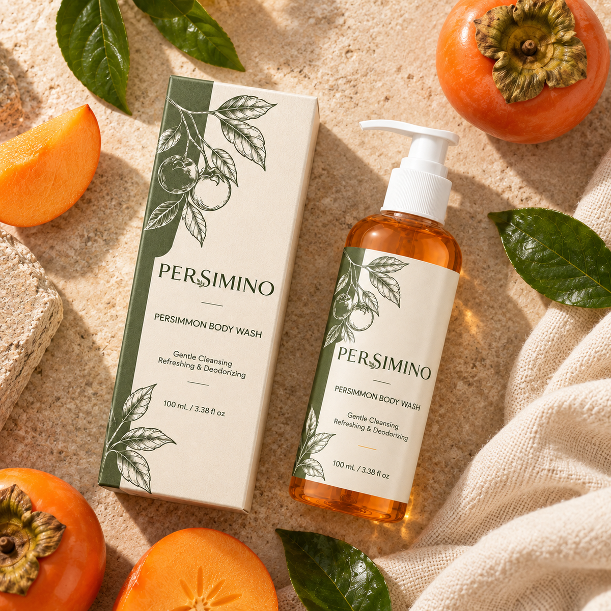 Persimino Body Wash with Persimmon Extract
